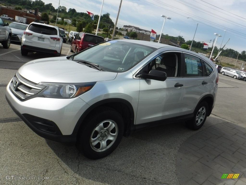 2014 CR-V LX AWD - Alabaster Silver Metallic / Gray photo #5