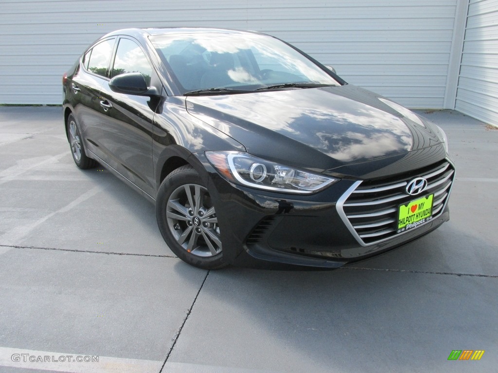 2017 Elantra SE - Black / Gray photo #1