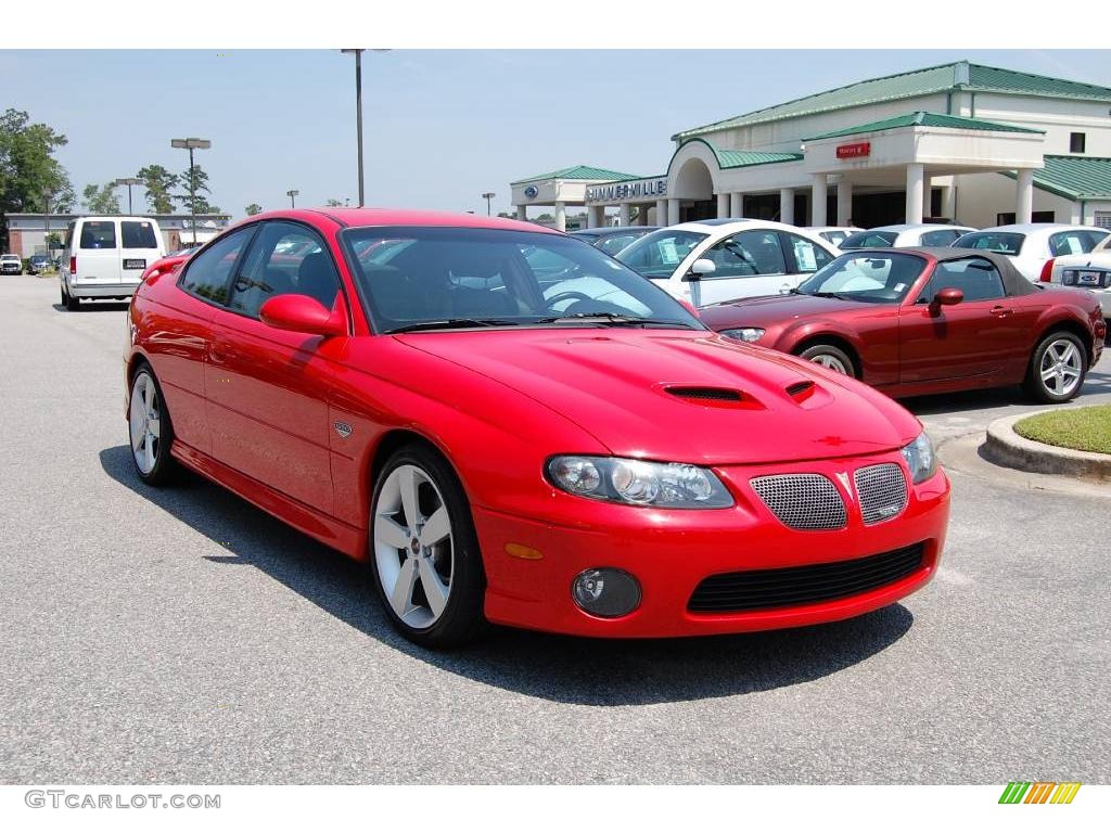 2006 GTO Coupe - Torrid Red / Black photo #1