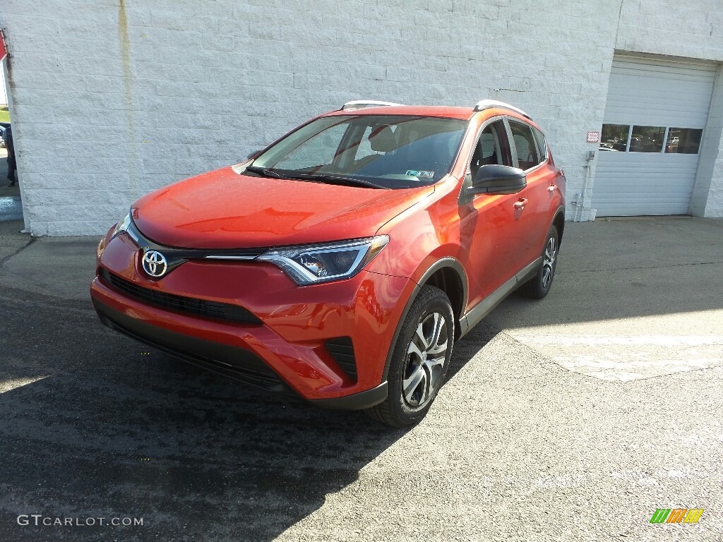 Barcelona Red Metallic 2016 Toyota RAV4 LE AWD Exterior Photo #113907233