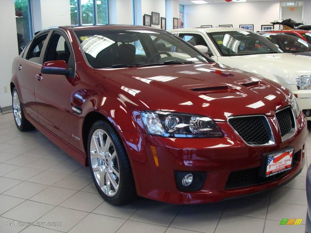 2009 G8 GXP - Sport Red Metallic / Onyx photo #2