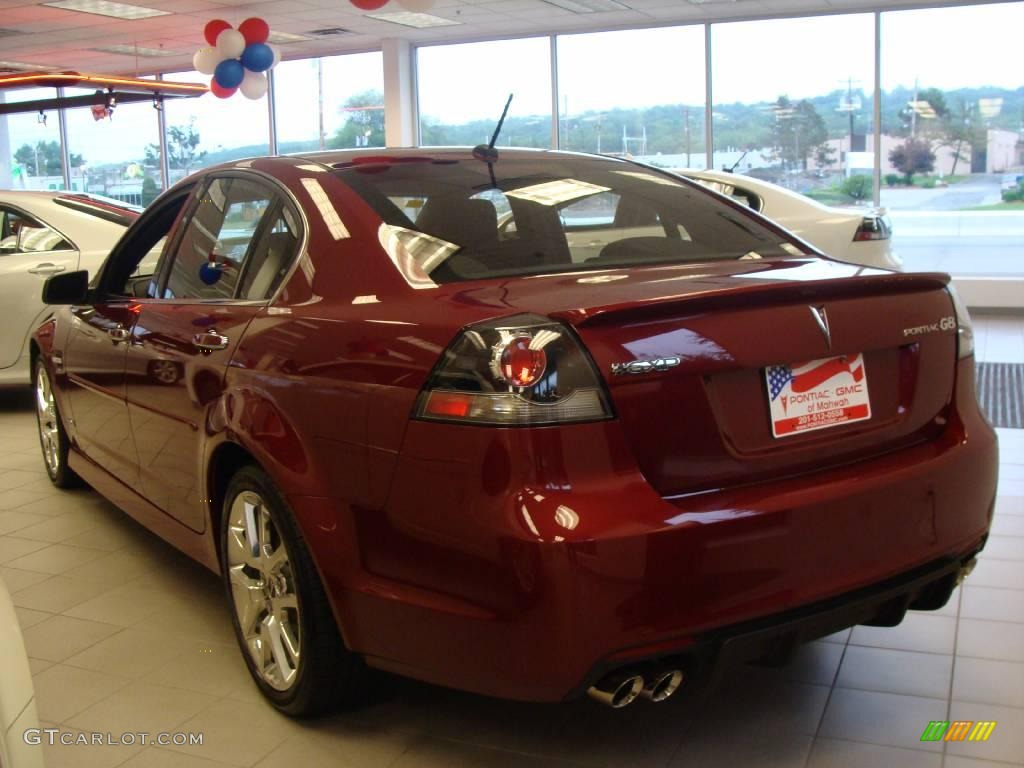 2009 G8 GXP - Sport Red Metallic / Onyx photo #5