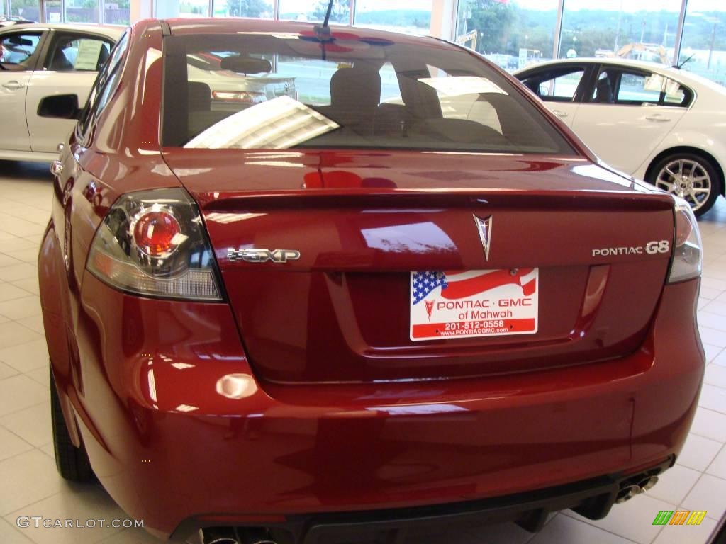 2009 G8 GXP - Sport Red Metallic / Onyx photo #6