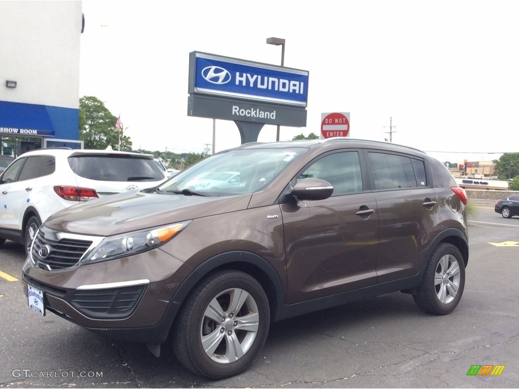 2012 Sportage LX AWD - Sand Track / Alpine Gray photo #1