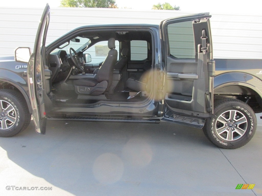 2016 F150 XLT SuperCab 4x4 - Lithium Gray / Black photo #19