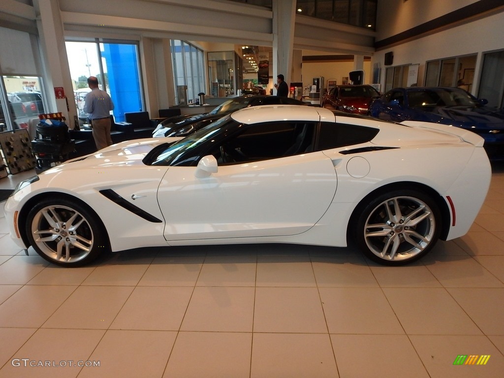 2014 Corvette Stingray Coupe Z51 - Arctic White / Jet Black photo #4