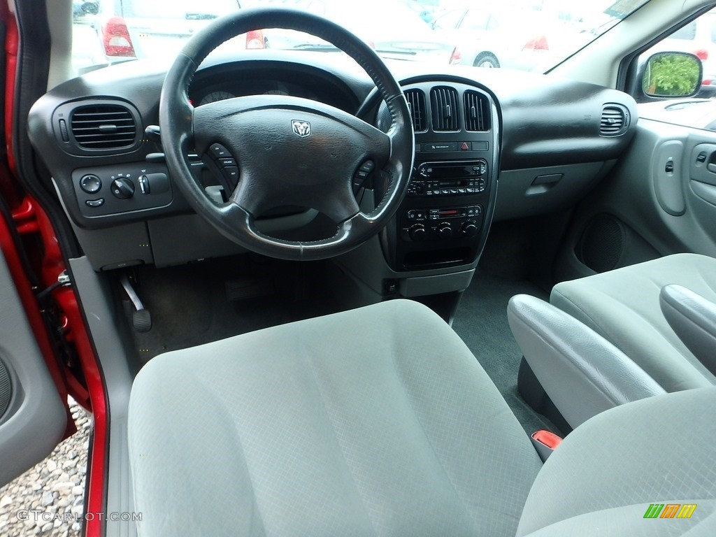 2007 Grand Caravan SXT - Inferno Red Crystal Pearl / Medium Slate Gray photo #11