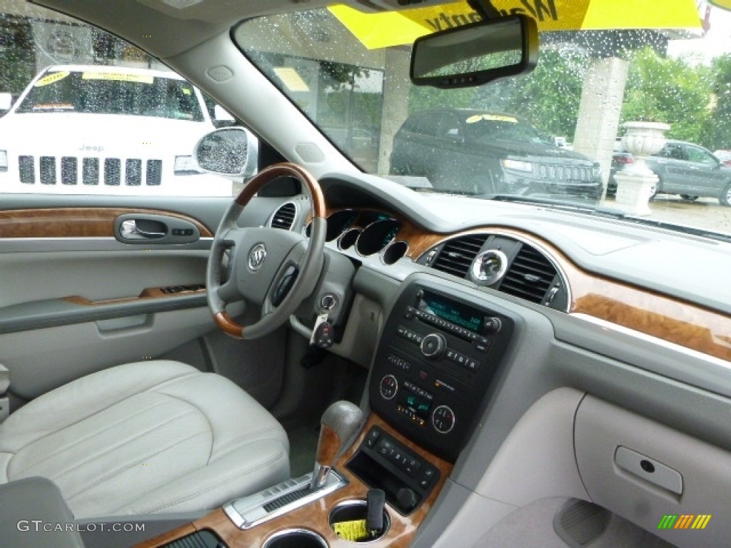 2011 Enclave CXL AWD - Silver Green Metallic / Titanium/Dark Titanium photo #7