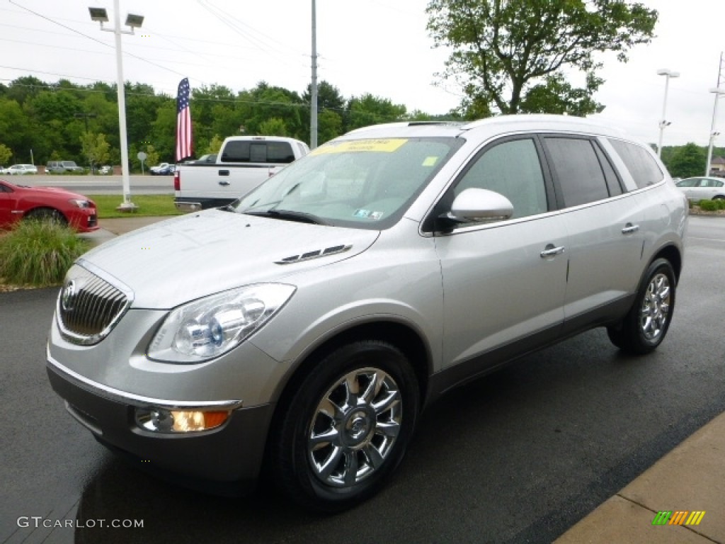 2011 Enclave CXL AWD - Silver Green Metallic / Titanium/Dark Titanium photo #11