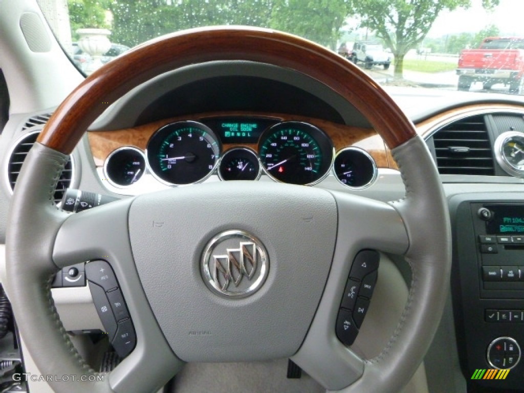 2011 Enclave CXL AWD - Silver Green Metallic / Titanium/Dark Titanium photo #18