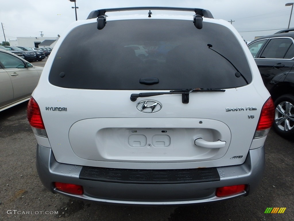 2005 Santa Fe GLS 4WD - Nordic White / Beige photo #3
