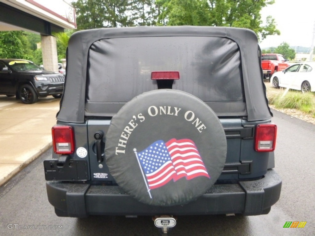 2007 Wrangler X 4x4 - Steel Blue Metallic / Dark Slate Gray/Medium Slate Gray photo #12