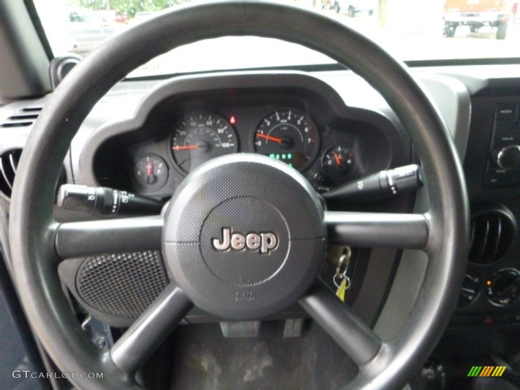 2007 Wrangler X 4x4 - Steel Blue Metallic / Dark Slate Gray/Medium Slate Gray photo #18