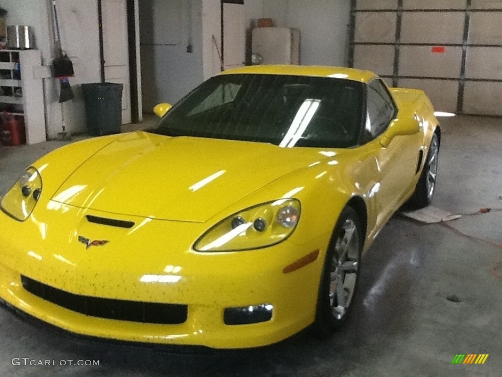 2010 Corvette Grand Sport Coupe - Velocity Yellow / Ebony Black photo #1