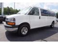 2014 Summit White Chevrolet Express 3500 Passenger Extended LT  photo #3