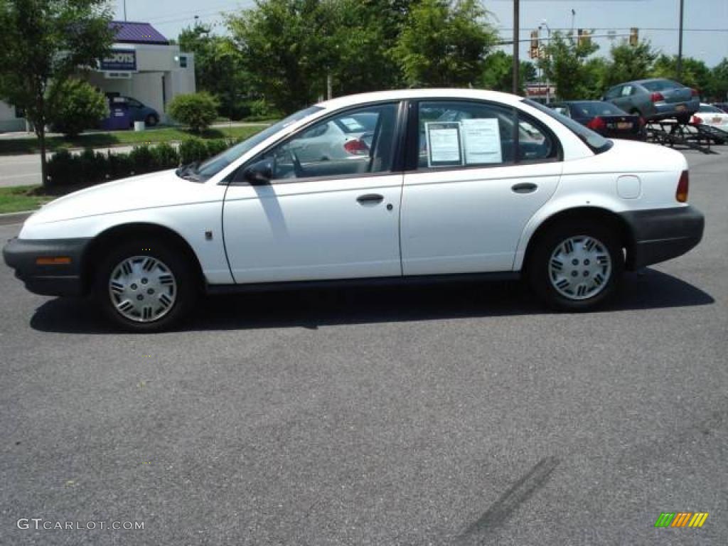 1996 S Series SL1 Sedan - White / Gray photo #2