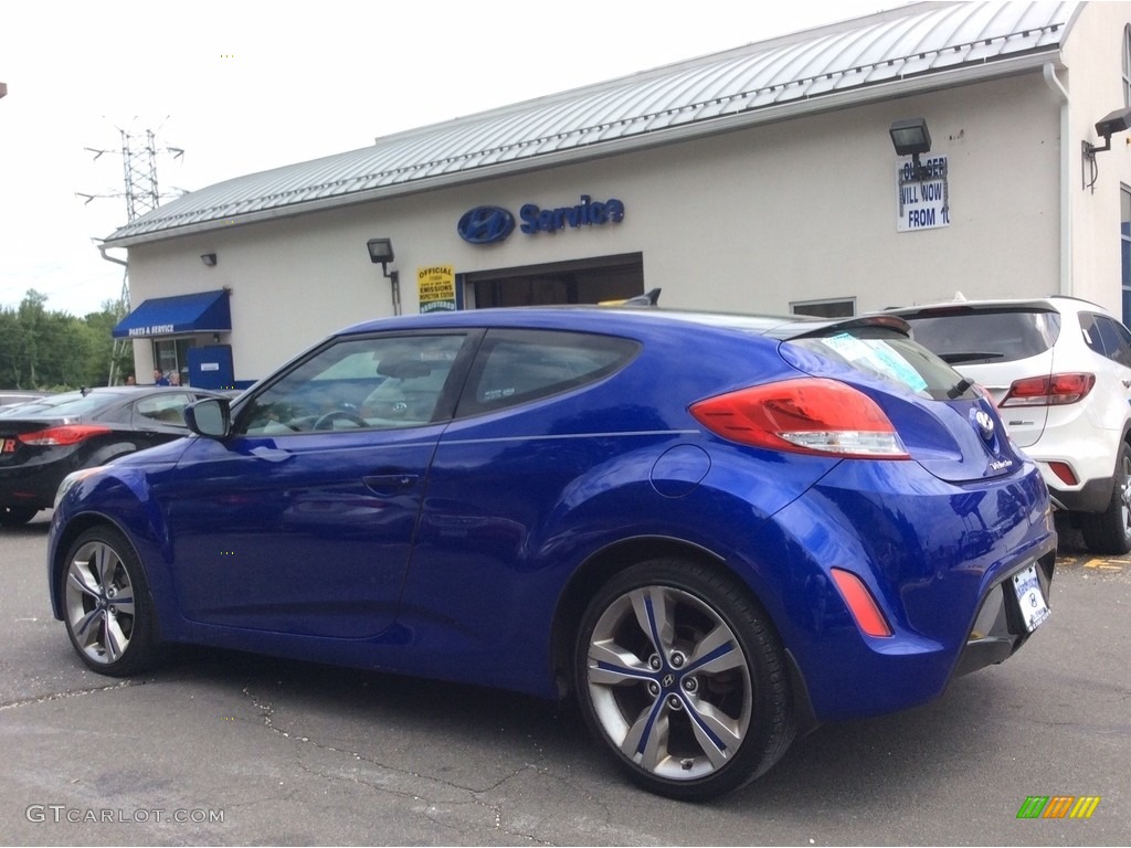 2012 Veloster  - Marathon Blue / Gray photo #6
