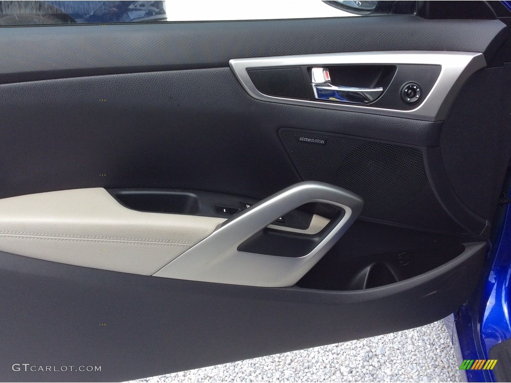 2012 Veloster  - Marathon Blue / Gray photo #7
