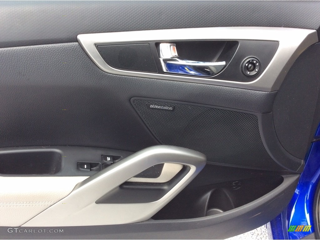 2012 Veloster  - Marathon Blue / Gray photo #8