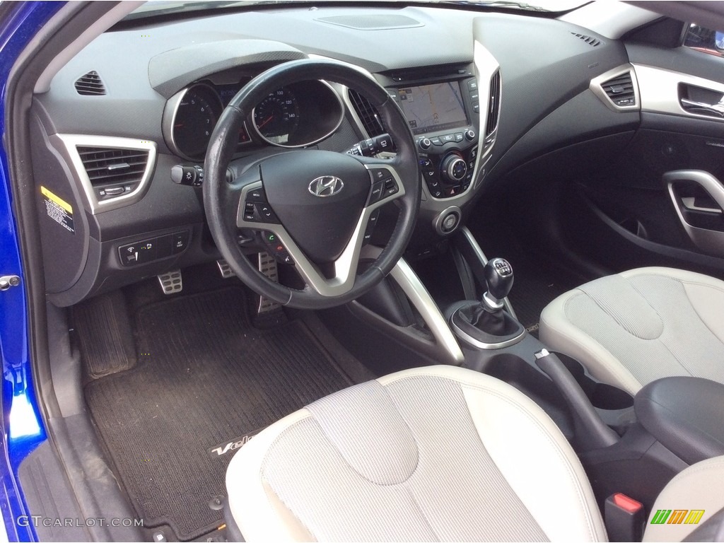 2012 Veloster  - Marathon Blue / Gray photo #9