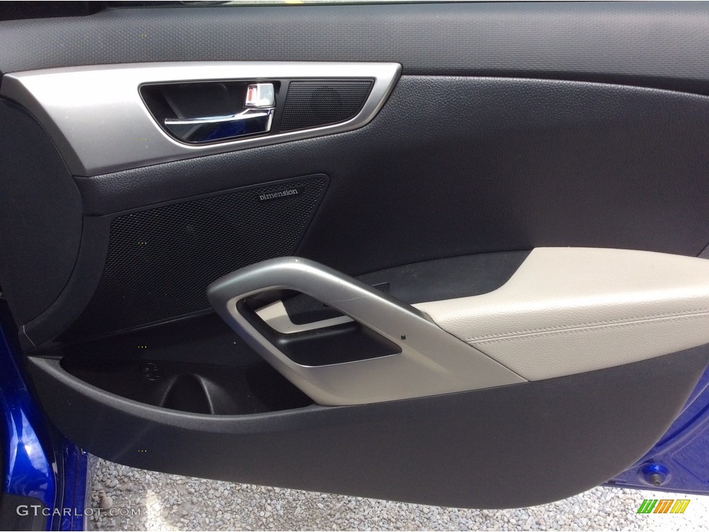 2012 Veloster  - Marathon Blue / Gray photo #18
