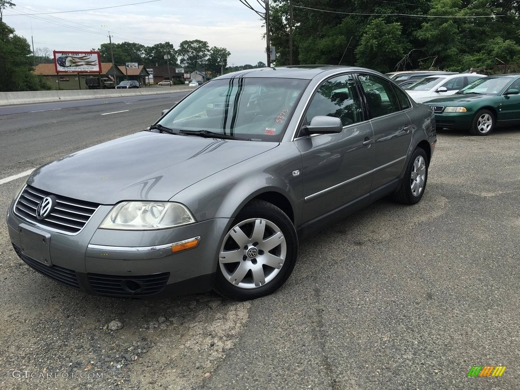 2003 Passat GLX Sedan - Silverstone Grey Metallic / Grey photo #1