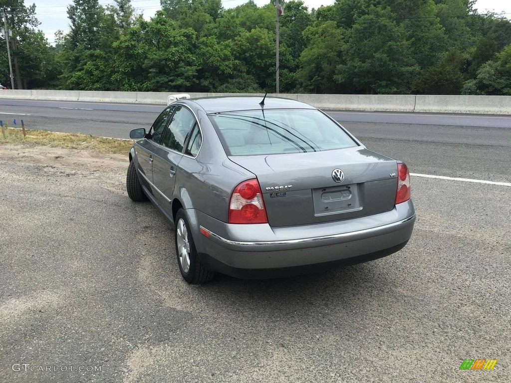 2003 Passat GLX Sedan - Silverstone Grey Metallic / Grey photo #5