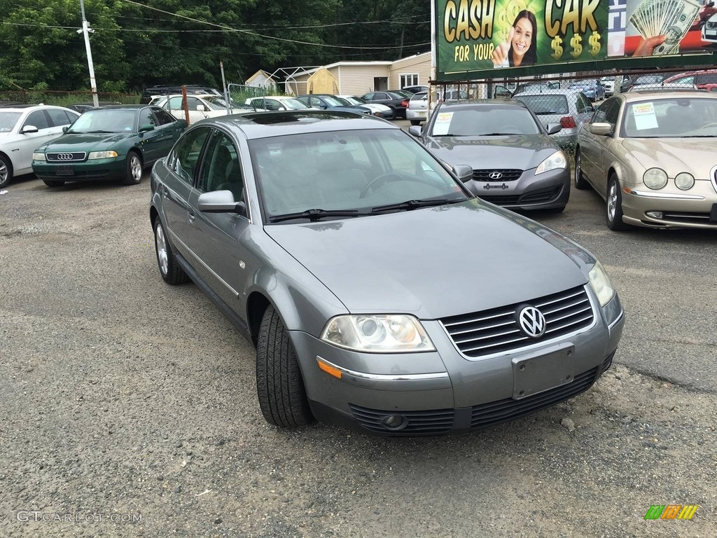 2003 Passat GLX Sedan - Silverstone Grey Metallic / Grey photo #11