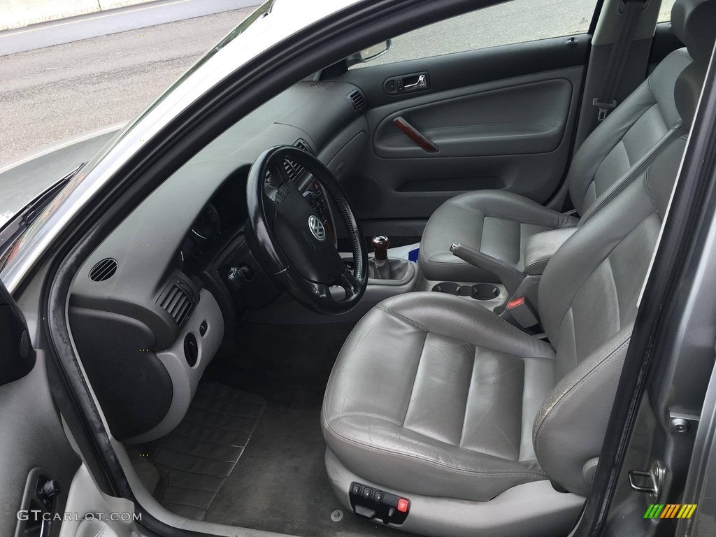 2003 Passat GLX Sedan - Silverstone Grey Metallic / Grey photo #12