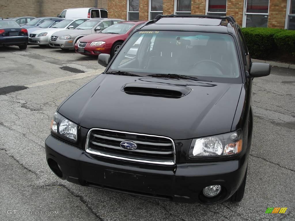 2004 Forester 2.5 XT - Java Black Pearl / Black photo #2
