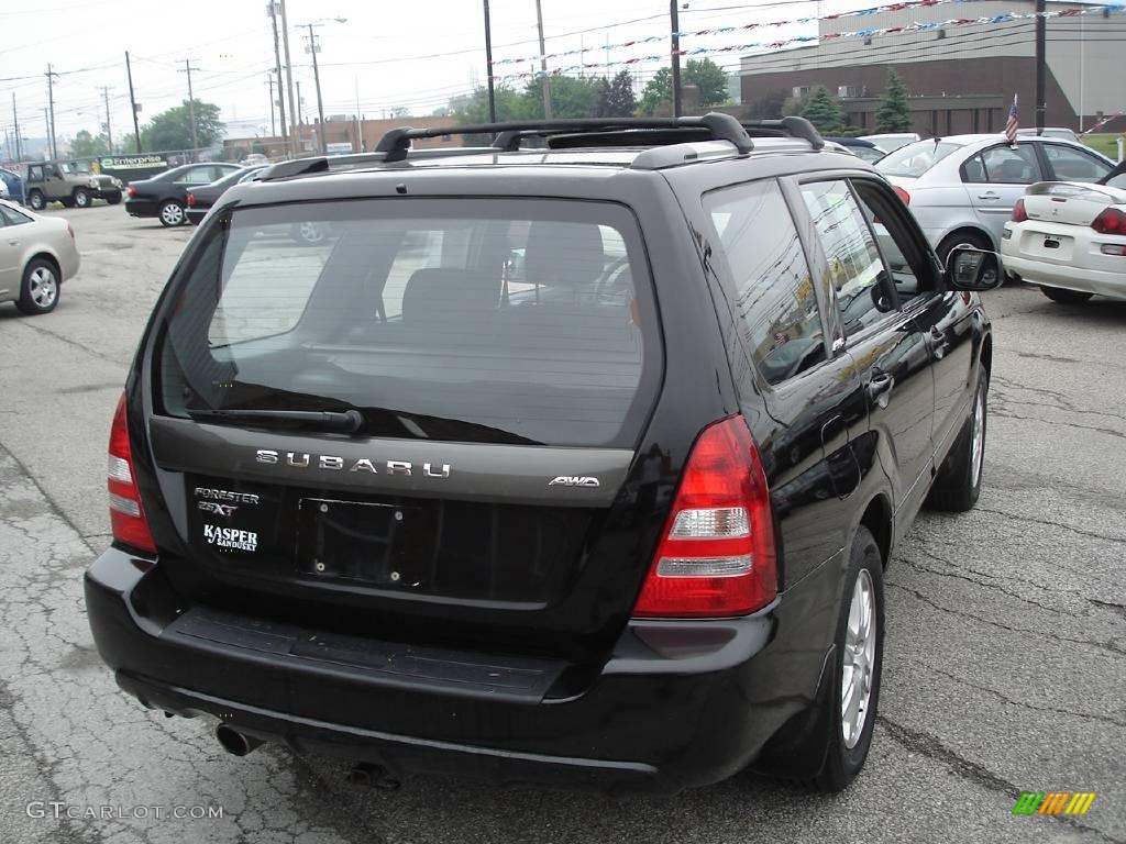 2004 Forester 2.5 XT - Java Black Pearl / Black photo #4