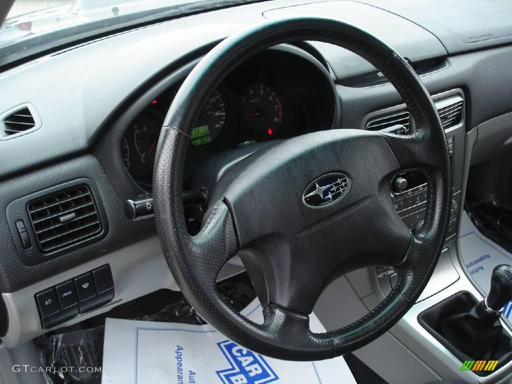 2004 Forester 2.5 XT - Java Black Pearl / Black photo #6