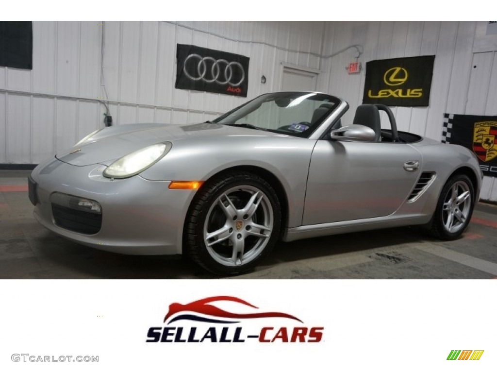 2006 Boxster  - Arctic Silver Metallic / Stone Grey photo #1