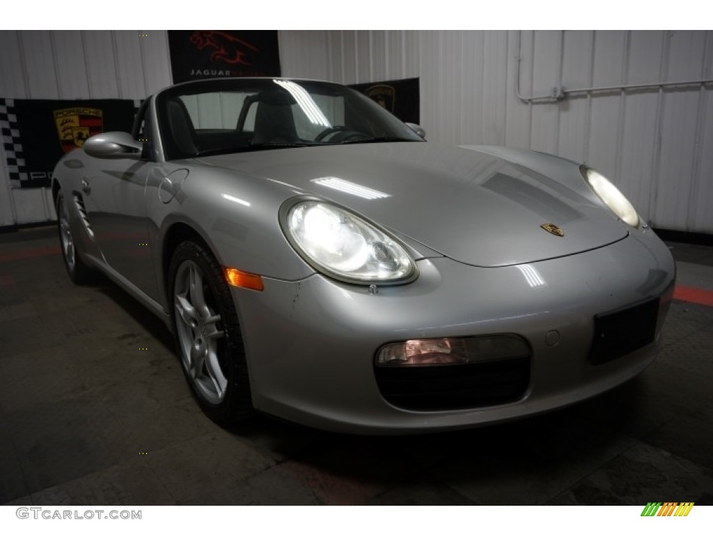 2006 Boxster  - Arctic Silver Metallic / Stone Grey photo #5