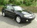 2005 Obsidian Black Pearl Subaru Outback 2.5i Wagon  photo #2