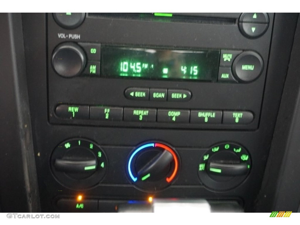2006 Mustang V6 Premium Coupe - Legend Lime Metallic / Red/Dark Charcoal photo #33