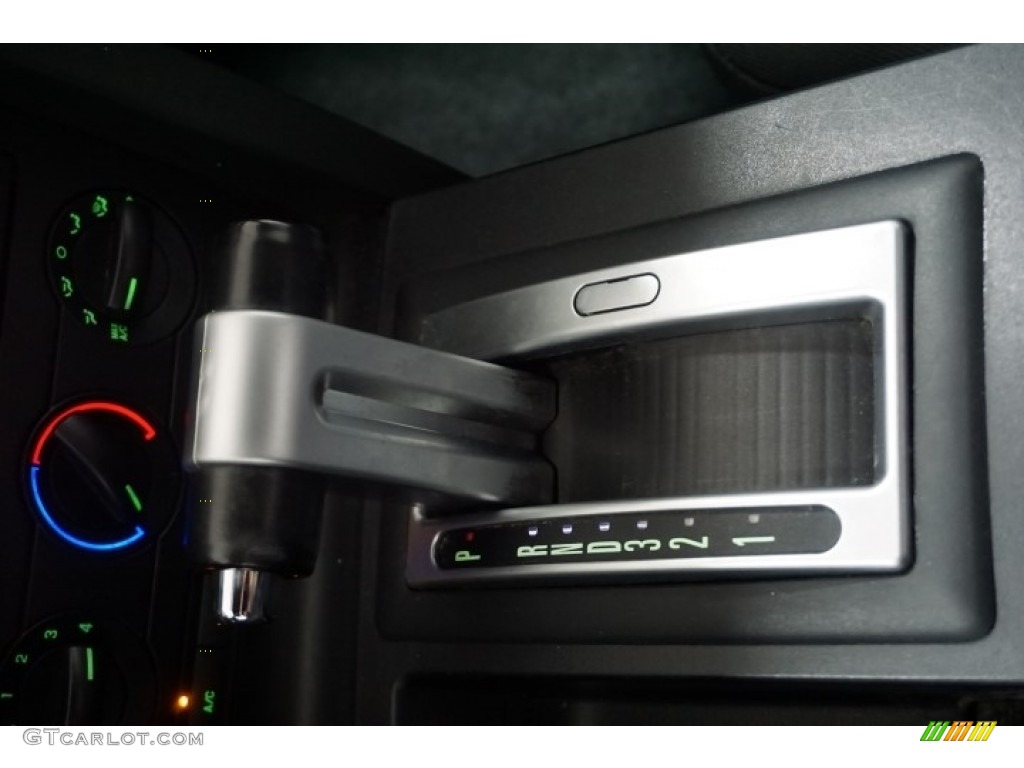 2006 Mustang V6 Premium Coupe - Legend Lime Metallic / Red/Dark Charcoal photo #36