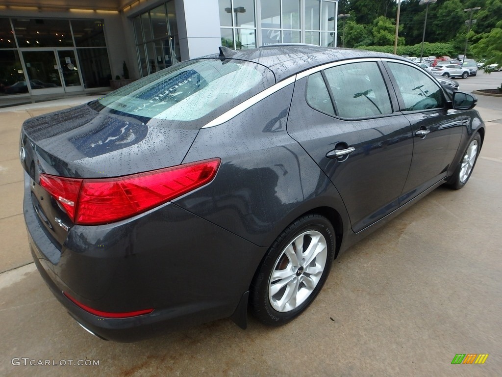 2011 Optima EX - Corsa Blue / Gray photo #2