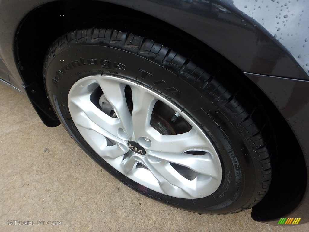 2011 Optima EX - Corsa Blue / Gray photo #9