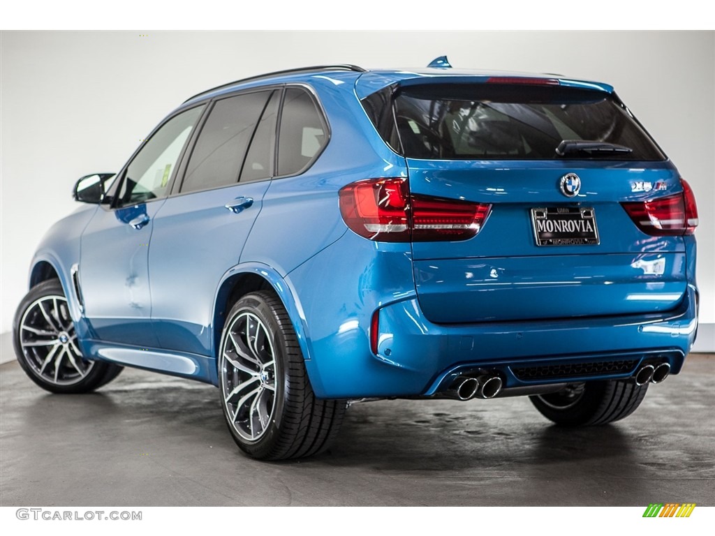 2016 X5 M xDrive - Long Beach Blue Metallic / Silverstone photo #3