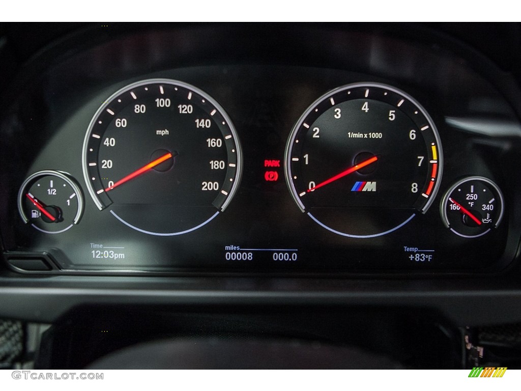 2016 BMW X5 M xDrive Gauges Photo #113935427