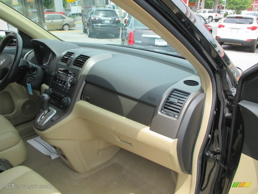 2009 CR-V EX-L 4WD - Crystal Black Pearl / Ivory photo #25