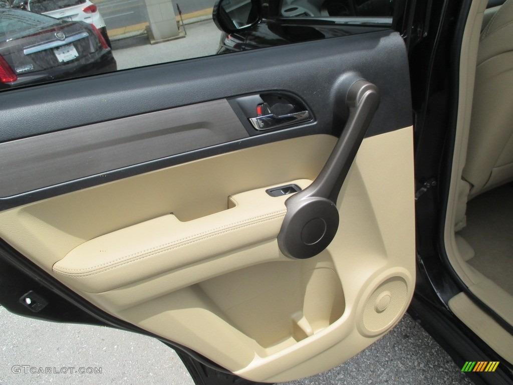 2009 CR-V EX-L 4WD - Crystal Black Pearl / Ivory photo #33