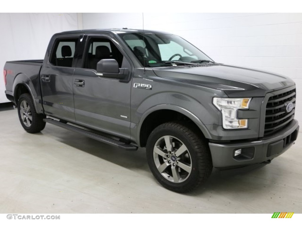 2016 F150 XLT SuperCrew 4x4 - Magnetic / Black photo #3