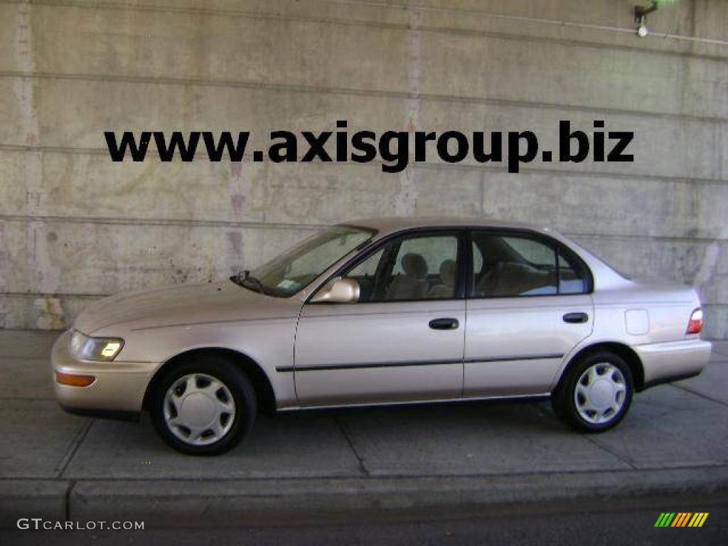 1997 Corolla DX - Cashmere Beige Metallic / Beige photo #1