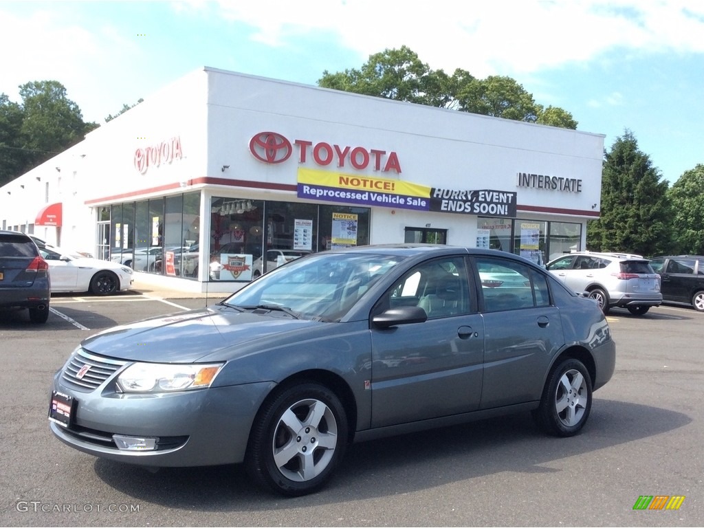 2006 ION 3 Sedan - Storm Gray / Gray photo #1