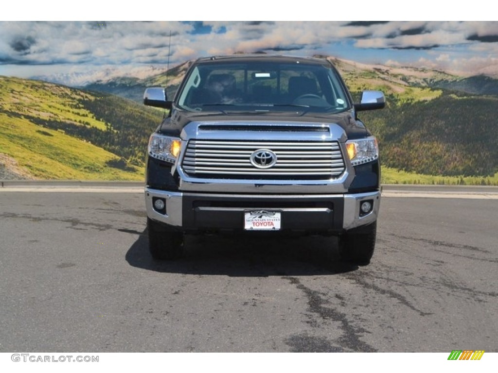 2016 Tundra Limited Double Cab 4x4 - Midnight Black Metallic / Black photo #2