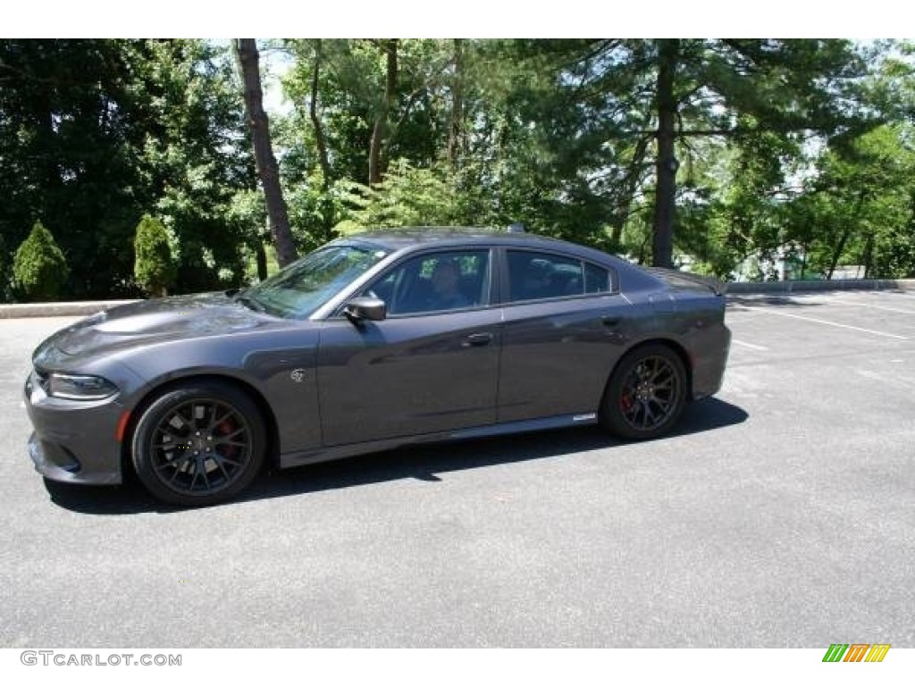 2015 Charger SRT Hellcat - Granite Crystal Metallic / Black photo #2