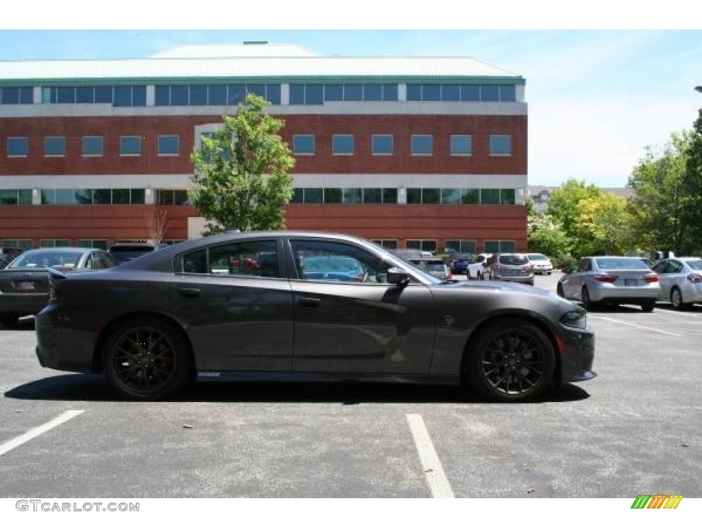 2015 Charger SRT Hellcat - Granite Crystal Metallic / Black photo #8