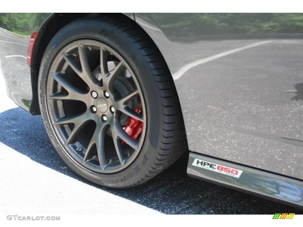 2015 Charger SRT Hellcat - Granite Crystal Metallic / Black photo #17